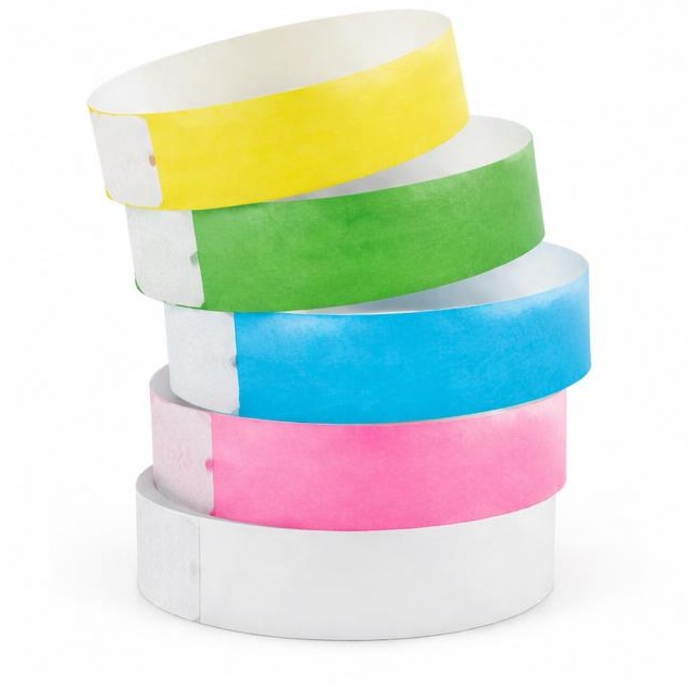 Plain tyvek wristbands – Wristbands World Kenya